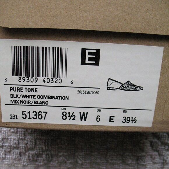 8.5 Wide Wide Width Clarks Womens Pure Tone Viola Flats - Picture 9 of 9